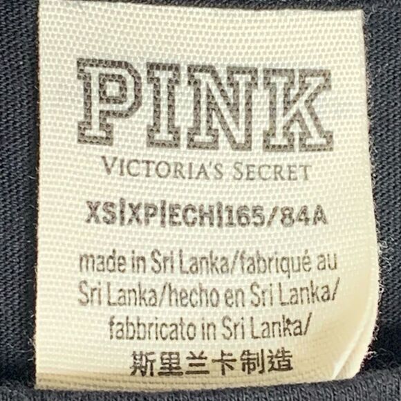 Pink VICTORIA’S SECRET Red, White and Lit glitter mesh crop tank top - Picture 10 of 12